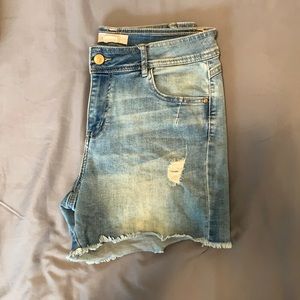 Denim shorts